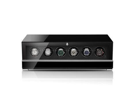 Modalo CLASICO PREMIUM Uhrenbeweger 6 Uhren schwarz