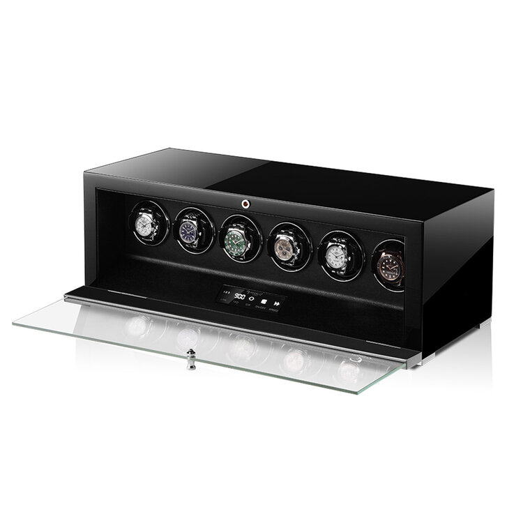 Modalo CLASICO PREMIUM Uhrenbeweger 6 Uhren schwarz