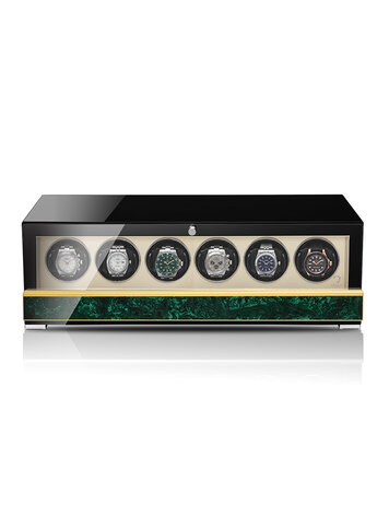 Modalo Uhrenbeweger CLASICO PREMIUM Uhrenbeweger 6 Uhren  Malachit