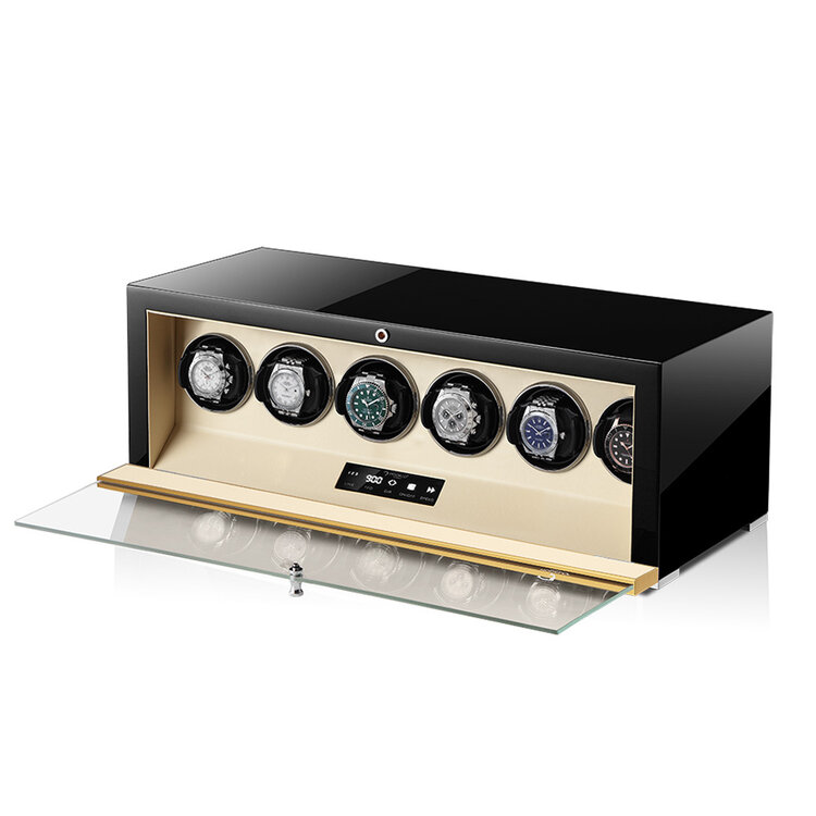 Modalo CLASICO PREMIUM Uhrenbeweger 6 Uhren  Malachit