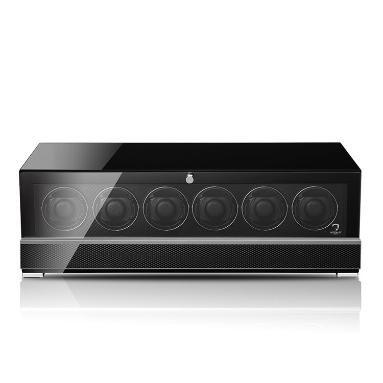 Modalo CLASICO PREMIUM Uhrenbeweger 6 Uhren Carbon