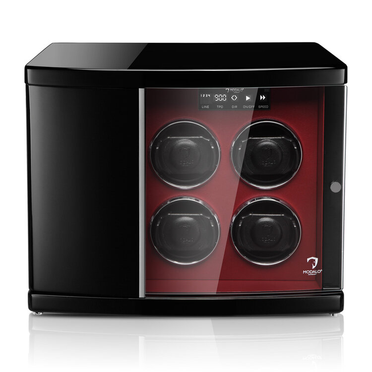 Modalo Uhrenbeweger TIMELESS  6 Uhren rot