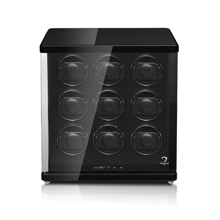 Modalo AMBIENTE Uhrenbeweger 9 Uhren  Carbon