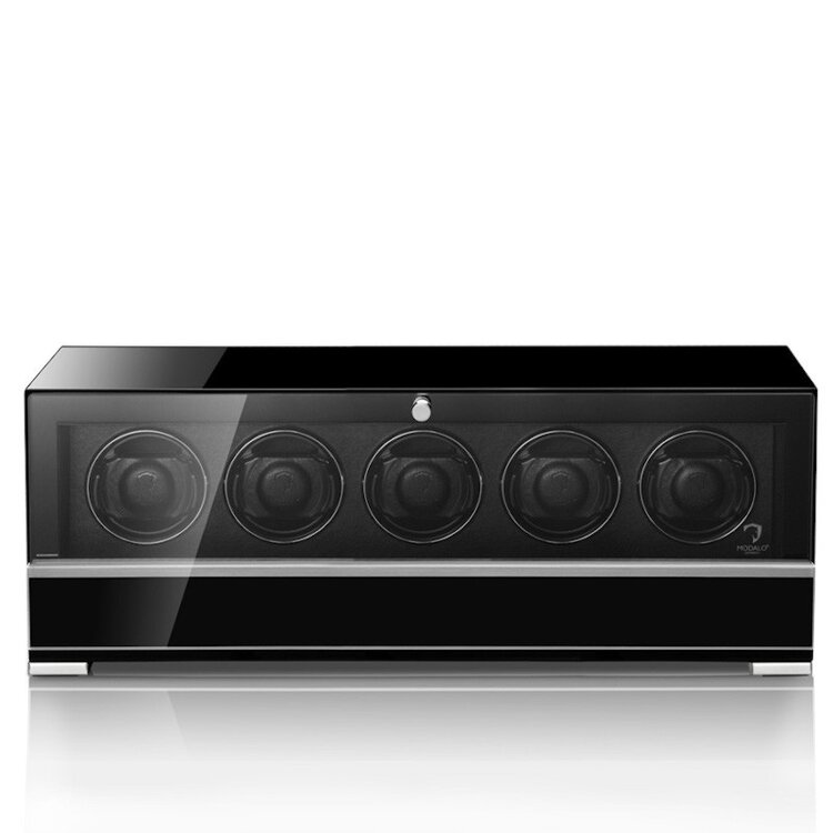 Modalo  CLASICO PREMIUM Uhrenbeweger 5 Uhren schwarz