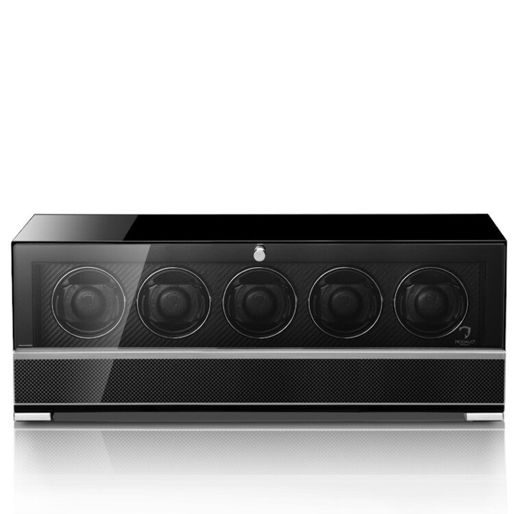 Modalo  CLASICO PREMIUM Uhrenbeweger 5 Uhren Carbon