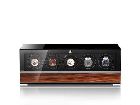 Modalo CLASICO PREMIUM Uhrenbeweger 5 Uhren Sandelwood