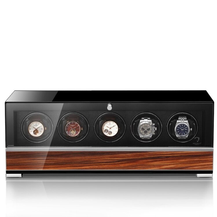 Modalo  CLASICO PREMIUM Uhrenbeweger 5 Uhren Sandelwood