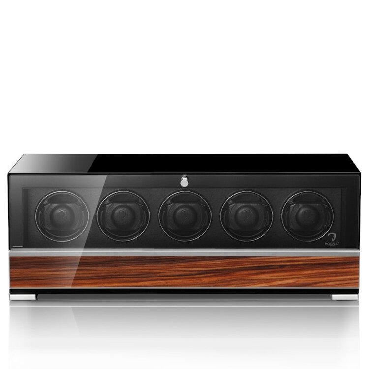 Modalo  CLASICO PREMIUM Uhrenbeweger 5 Uhren Sandelwood