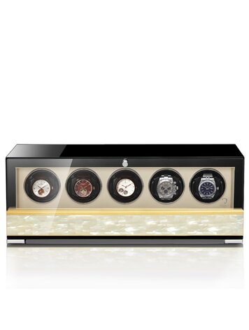 Modalo Uhrenbeweger CLASICO PREMIUM Uhrenbeweger 5 Uhren Perlmutt