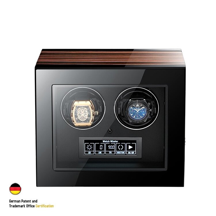 Chronoguard Uhrenbeweger Premium Automatik 2 Uhrenbeweger mit Touchscreen