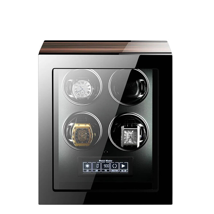 Chronoguard Uhrenbeweger Premium Automatik 4 Uhrenbeweger mit Touchscreen