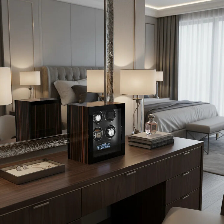 Chronoguard Switzerland Premium Automatik 4 Uhrenbeweger mit Touchscreen