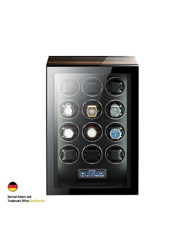 Chronoguard Uhrenbeweger Premium Automatik 12 Uhrenbeweger mit Touchscreen