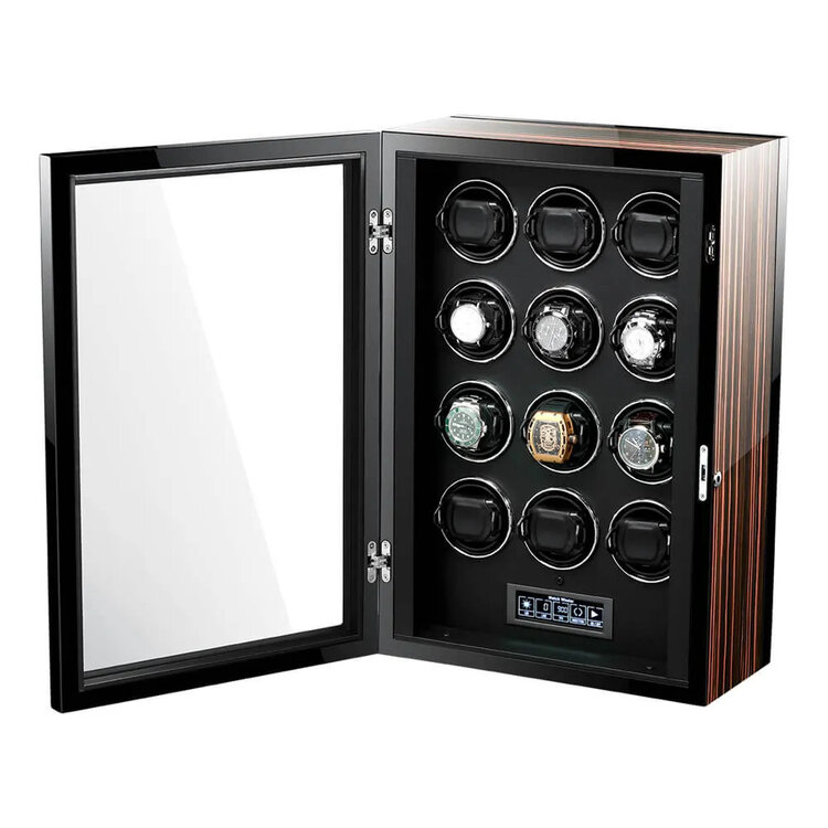 Chronoguard Uhrenbeweger Premium Automatik 12 Uhrenbeweger mit Touchscreen