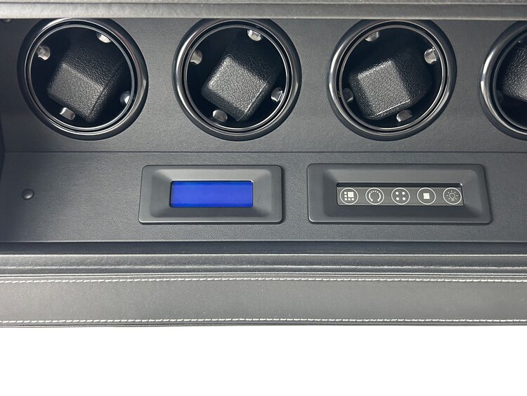Chronoguard Uhrenbeweger  Goliath 8 er Uhrenbeweger Tresor schwarz Fingerprint -