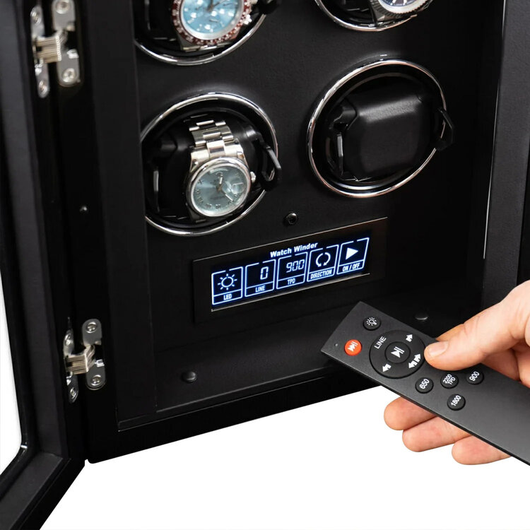 Chronoguard Uhrenbeweger Premium Automatik 6 Uhrenbeweger mit Touchscreen