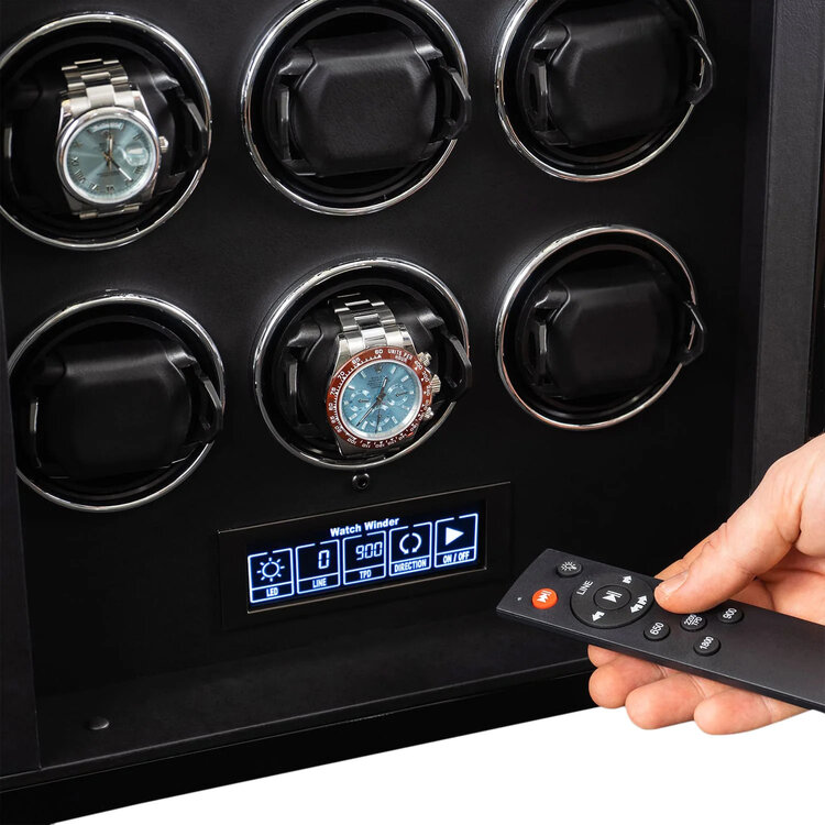 Chronoguard Uhrenbeweger Premium Automatik 12 Uhrenbeweger mit Touchscreen