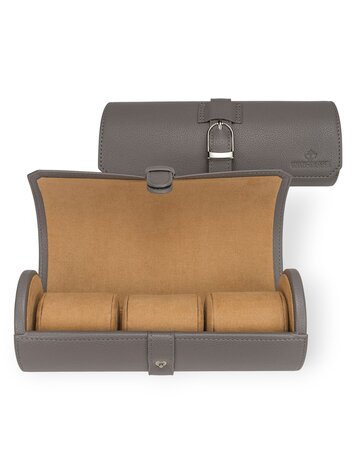 Windrose Uhrenetui für 3 Uhren Marvella / ash