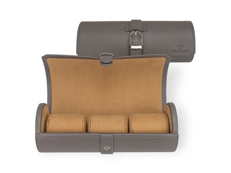 Windrose Uhrenetui für 3 Uhren Marvella / ash