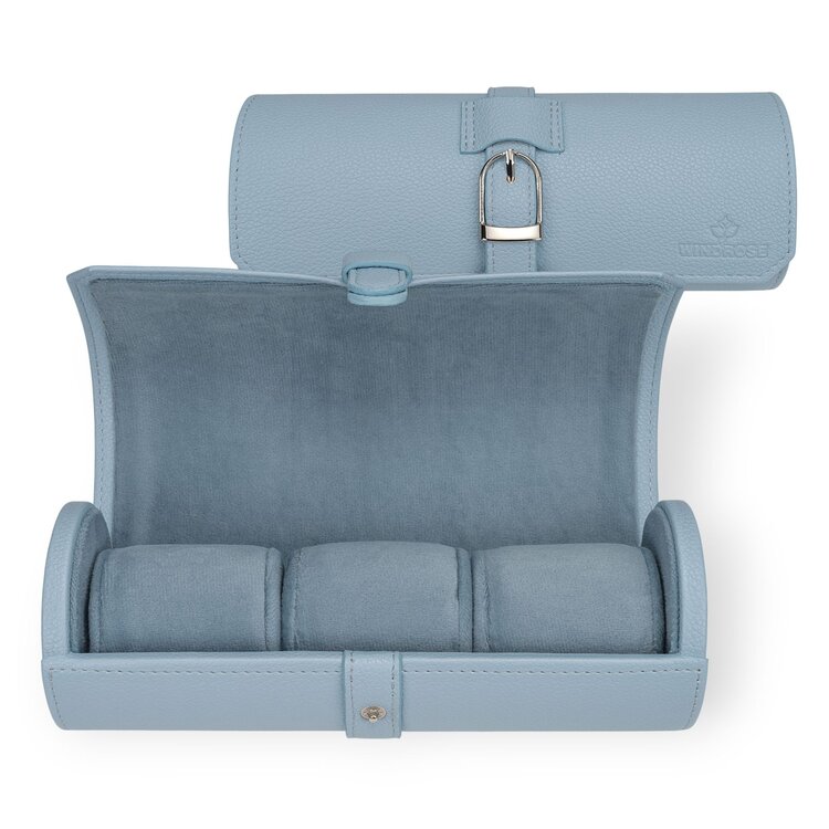 Windrose Uhrenetui für 3 Uhren Marvella / sky