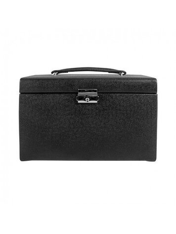 Friedrich Schmuckkoffer Jolie 2.0 Black Kreuznarben-Optik