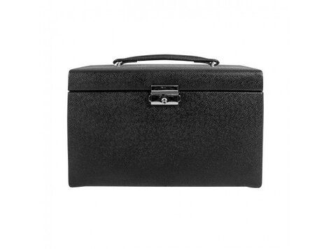 Friedrich Schmuckkoffer Jolie 2.0 Black Kreuznarben-Optik