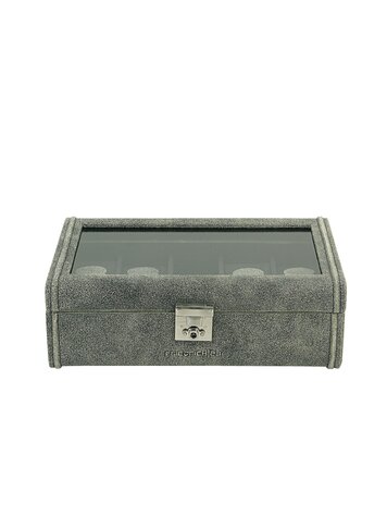 Friedrich CUBANO Uhrenbox für 8 Uhren aus Leder