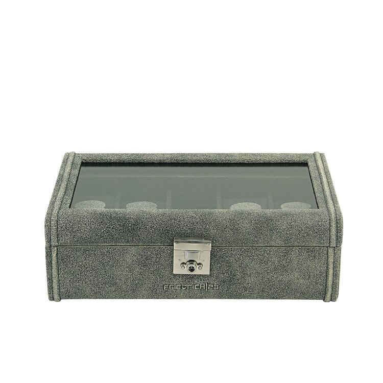 Friedrich  CUBANO Uhrenbox für 8 Uhren aus Leder