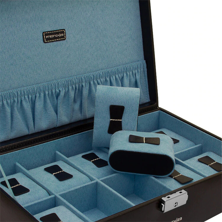 Friedrich  Uhrenkoffer Bond für 10 Uhren schwarz