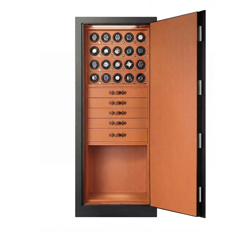 Chronoguard Switzerland Titan Sanctum 20 Uhrenbeweger Tresor orange