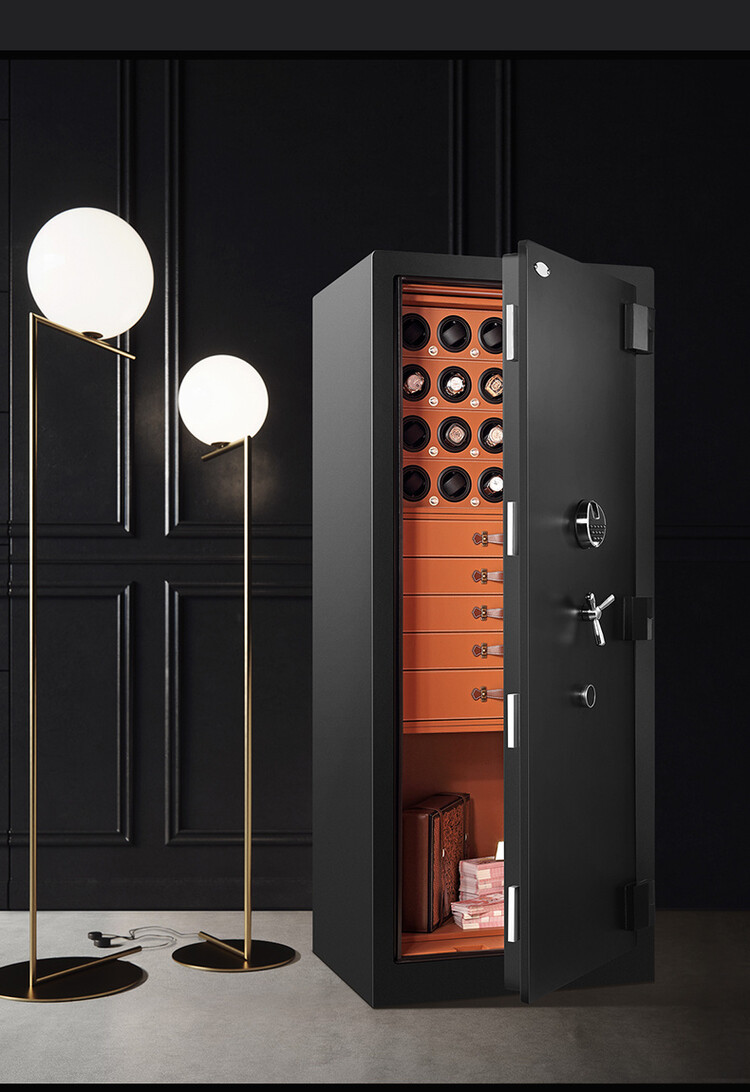 Chronoguard Switzerland Titan Sanctum 20 Uhrenbeweger Tresor orange