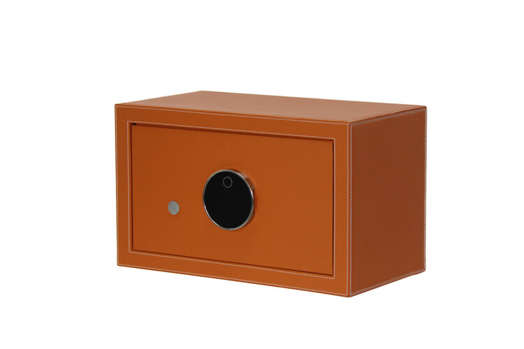 Chronoguard Switzerland  Goliath 8 er Uhrenbeweger Tresor orange Fingerprint