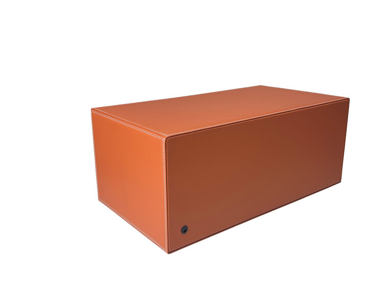 Chronoguard Uhrenbeweger  Goliath 4 er Uhrenbeweger Tresor orange Fingerprint