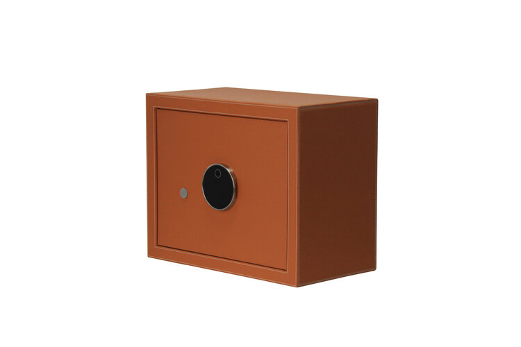 Chronoguard Uhrenbeweger  Goliath 12 er Uhrenbeweger Tresor orange Fingerprint