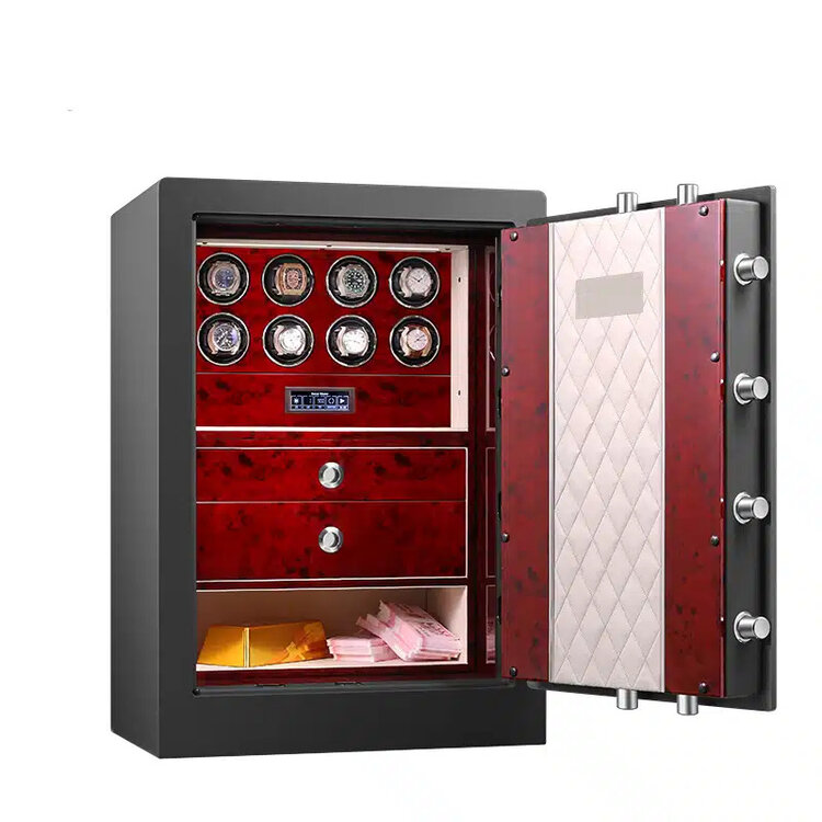 Chronoguard Switzerland Rosewood Westhill Elite Watch Safe 8 Uhren