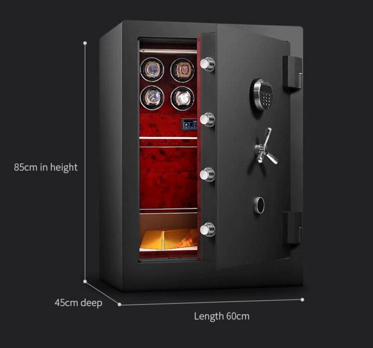 Chronoguard Switzerland Rosewood Westhill Elite Watch Safe 8 Uhren