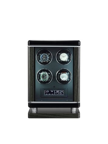 Chronoguard Uhrenbeweger Elixir Uhrenbeweger für 4 Uhren Premium Schwarz