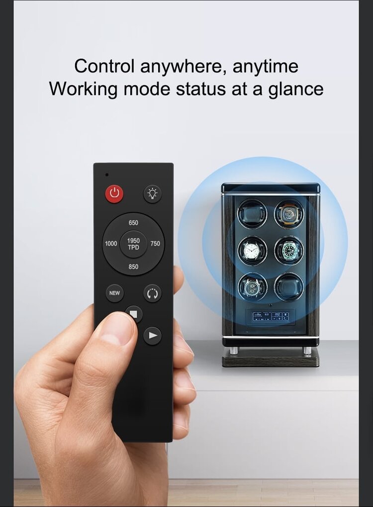 Chronoguard Uhrenbeweger  Elixir mit Biometrie-Technologie für 9 Uhren