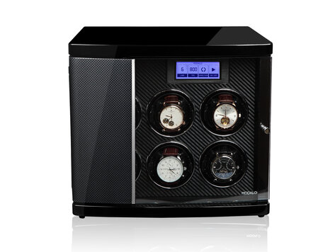 Modalo TIMELESS MV3 Uhrenbeweger 6 Uhren Carbon
