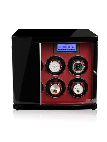 Modalo TIMELESS MV3 Uhrenbeweger 6 Uhren schwarz-Rot