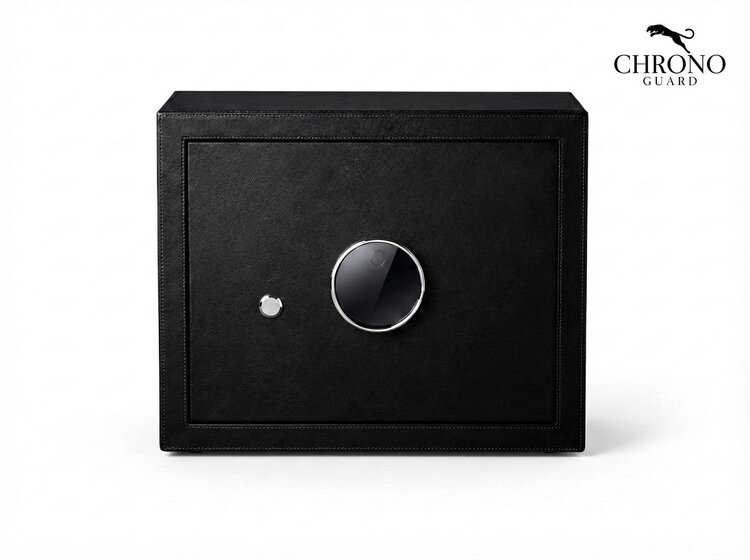 Chronoguard Switzerland  Goliath 12 er Uhrenbeweger Tresor schwarz Fingerprint