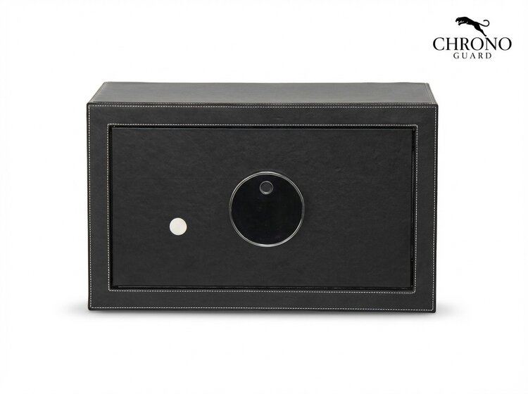 Chronoguard Switzerland  Goliath 8 er Uhrenbeweger Tresor schwarz Fingerprint -