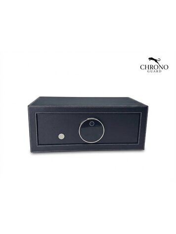 Chronoguard Uhrenbeweger Goliath 4 er Uhrenbeweger Tresor schwarz Fingerprint