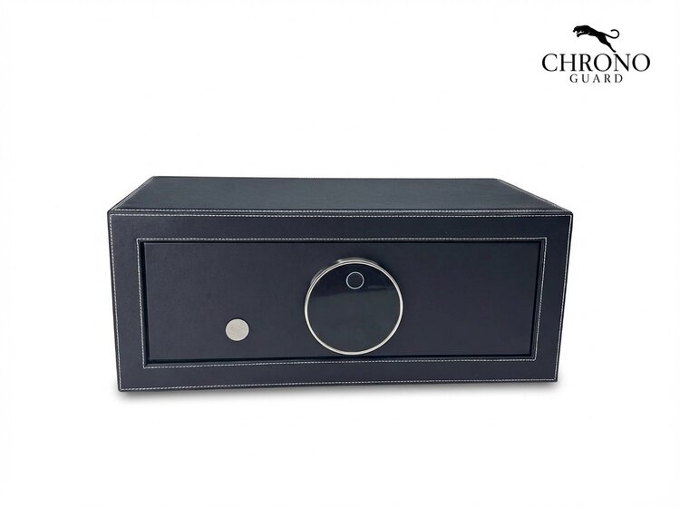 Chronoguard Uhrenbeweger  Goliath 4 er Uhrenbeweger Tresor schwarz Fingerprint