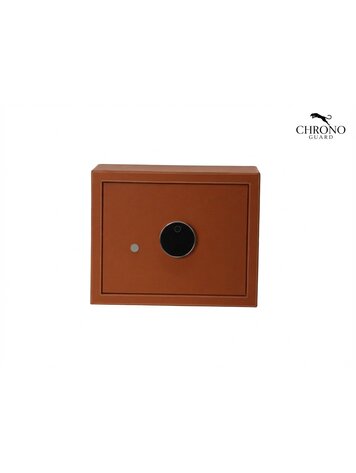 Chronoguard Uhrenbeweger Goliath 12 er Uhrenbeweger Tresor orange Fingerprint