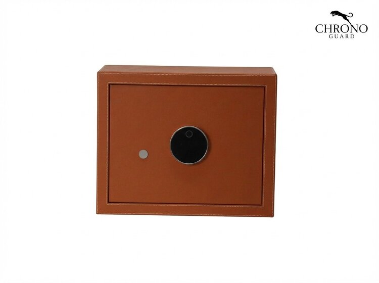 Chronoguard Switzerland  Goliath 12 er Uhrenbeweger Tresor orange Fingerprint