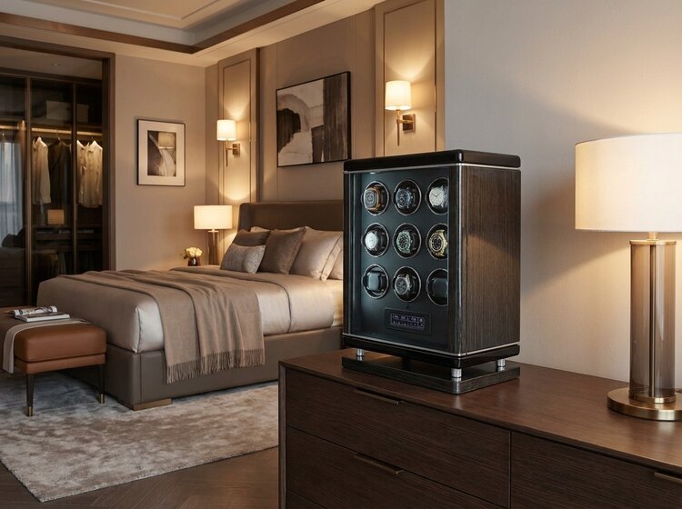 Chronoguard Uhrenbeweger  Elixir mit Biometrie-Technologie für 9 Uhren