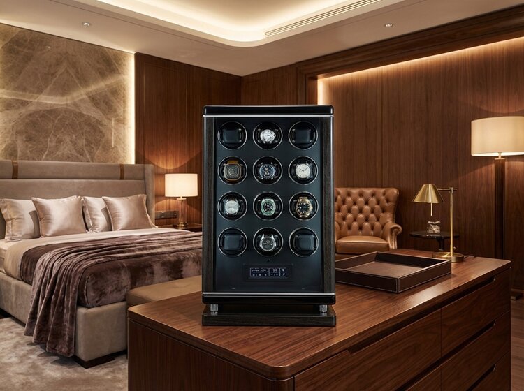 Chronoguard Uhrenbeweger  Elixir mit Biometrie-Technologie für 12 Uhren