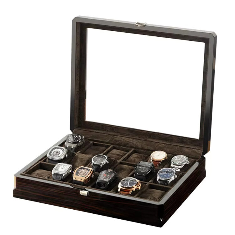 Chronoguard Uhrenbeweger Positano Luxus  Uhrenbox für 18 Uhren Handmade