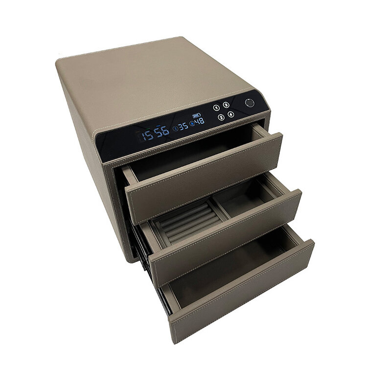 Chronoguard Switzerland Schubladensafe 2 mit Fingerprint pink